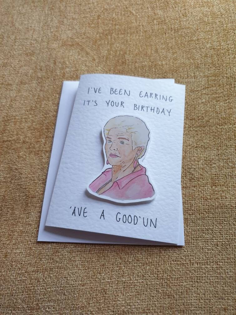 Pat Butcher | Handcrafted Birthday Card