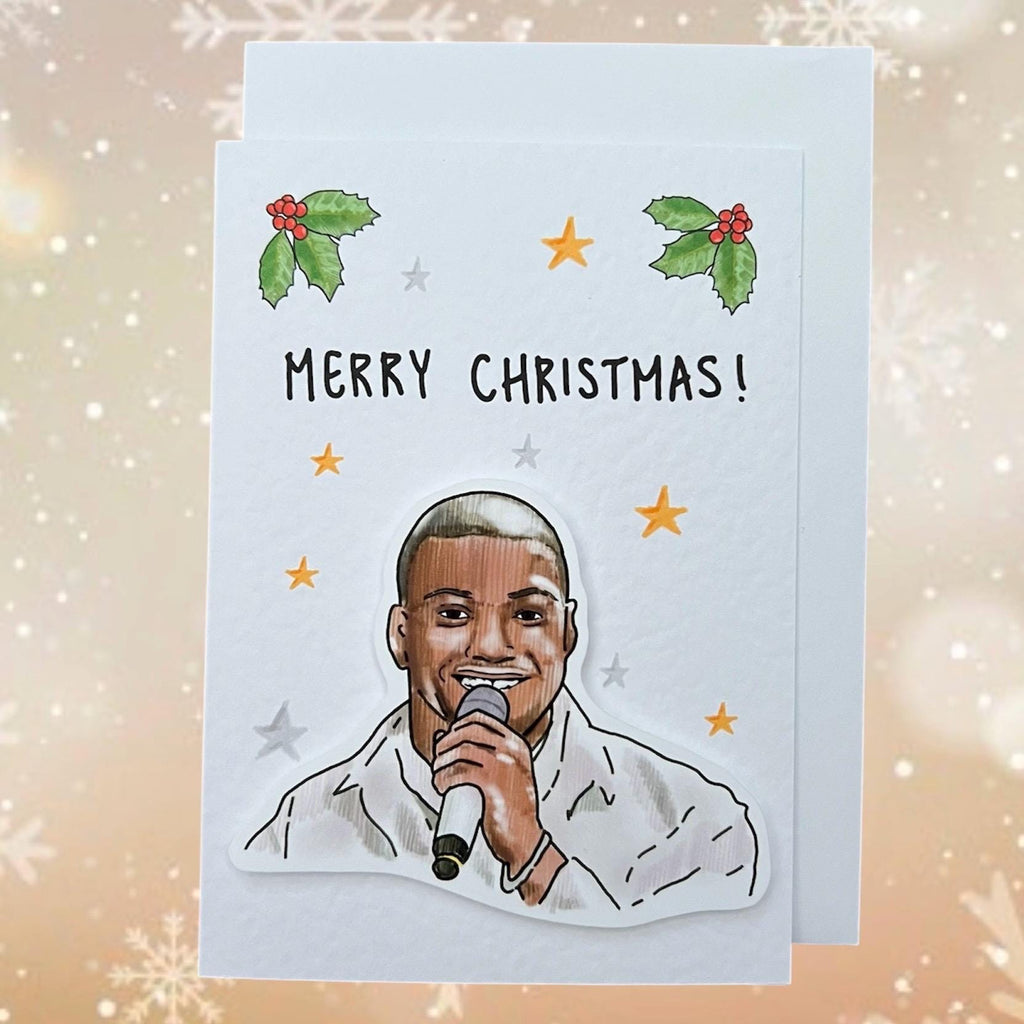 JB Gill | Merry Christmas | Handcrafted Christmas Card