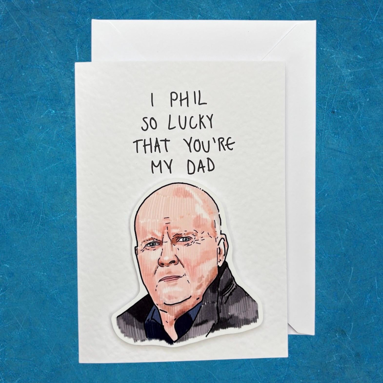 Phil Mitchell | Handcrafted Father's Day Card