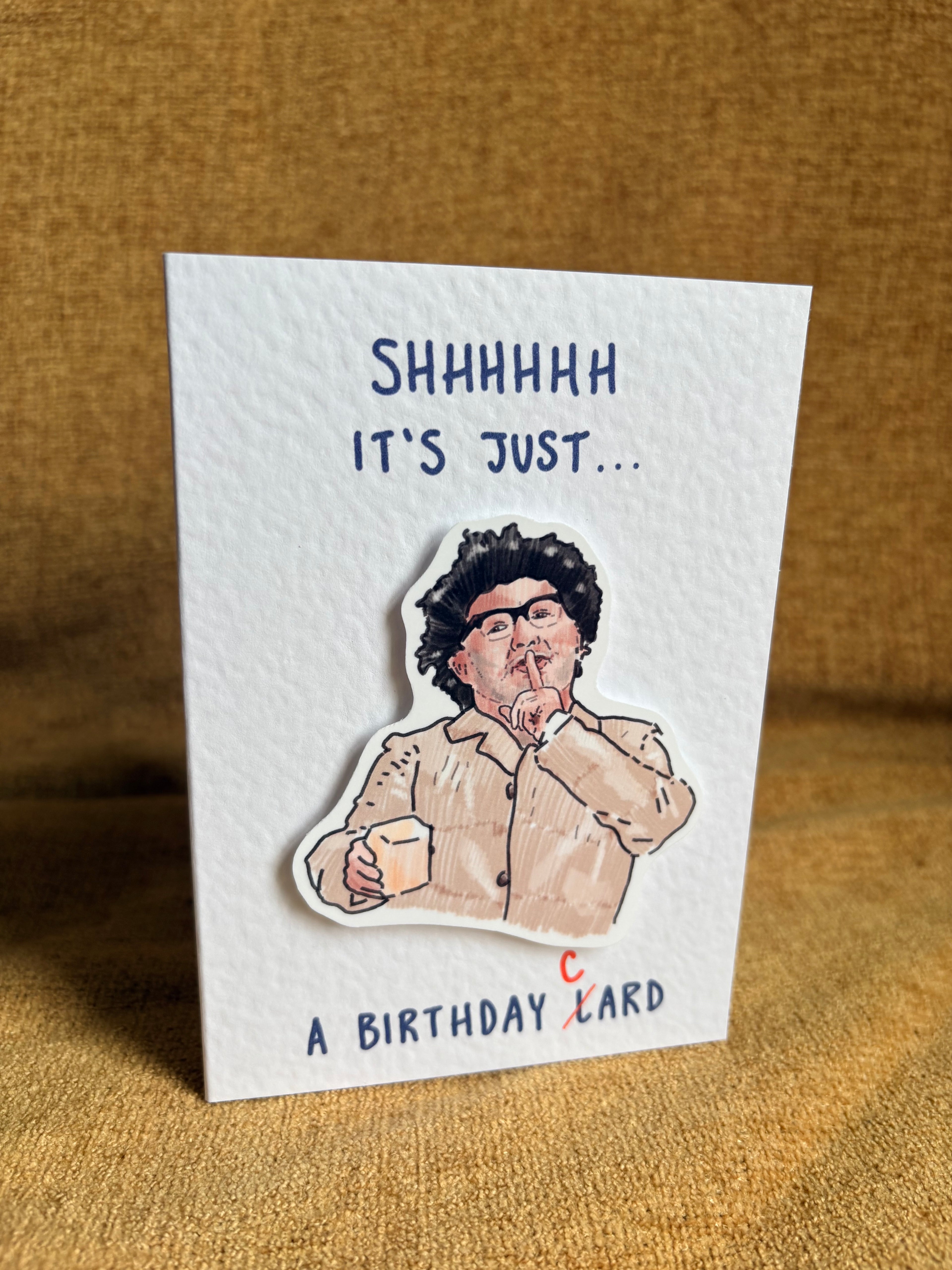 Bob Mortimer | it’s just lard | Handcrafted Birthday Card