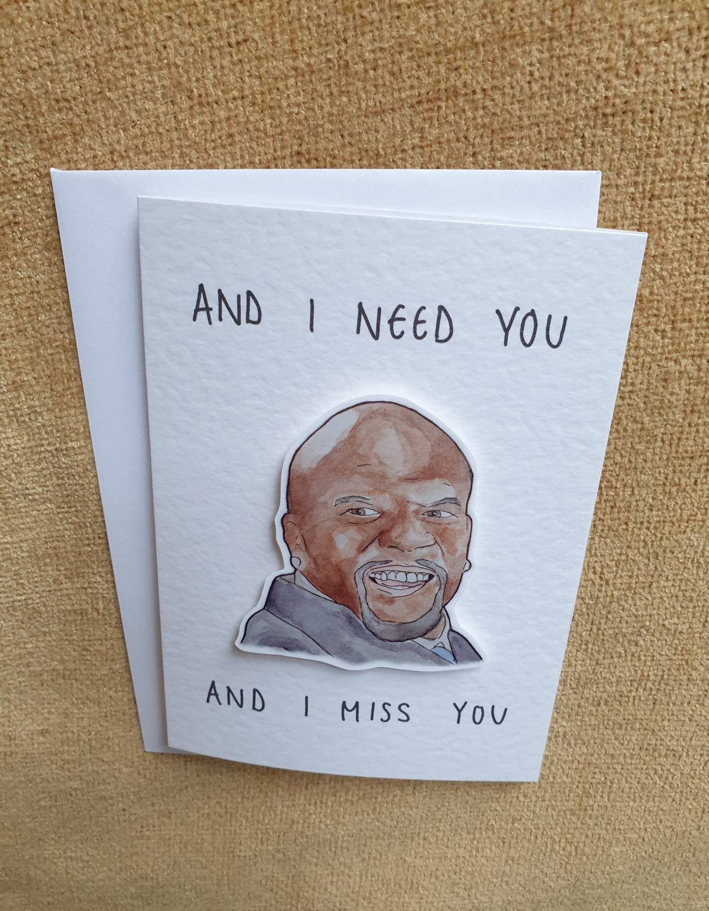 Terry Crews | Handcrafted Valentine's Day Card