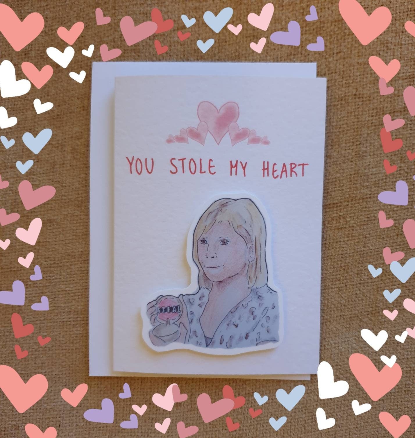 Goldenballs | Handcrafted Valentine's Day Card