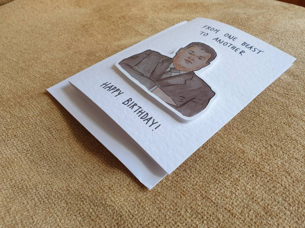 The Beast | The Chase | Handcrafted Birthday Card