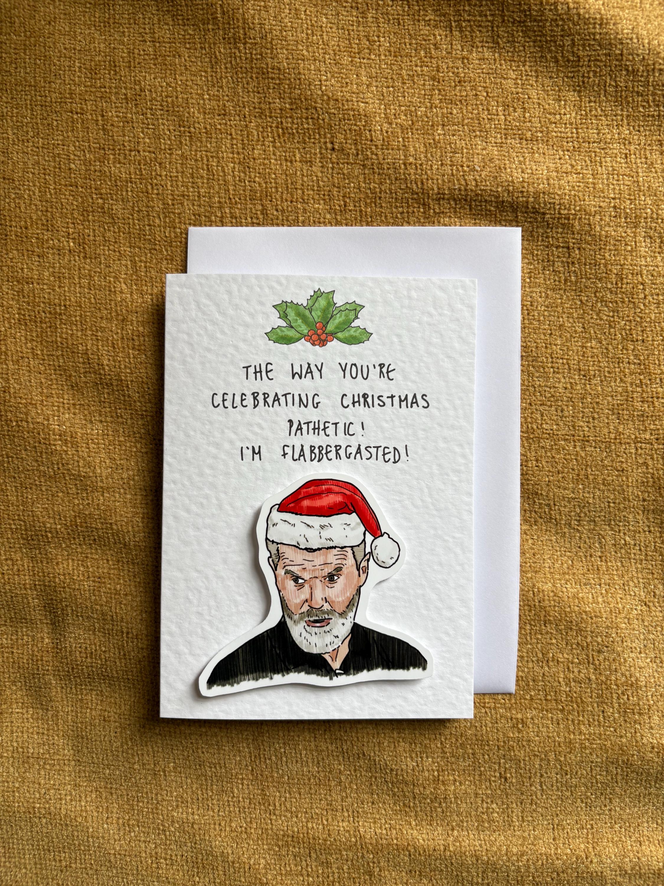 Roy Keane | Handcrafted Christmas Card