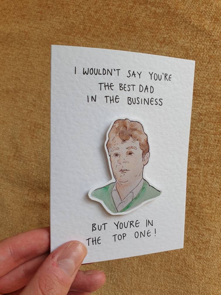 Brian Clough l Handcrafted Father's Day Card