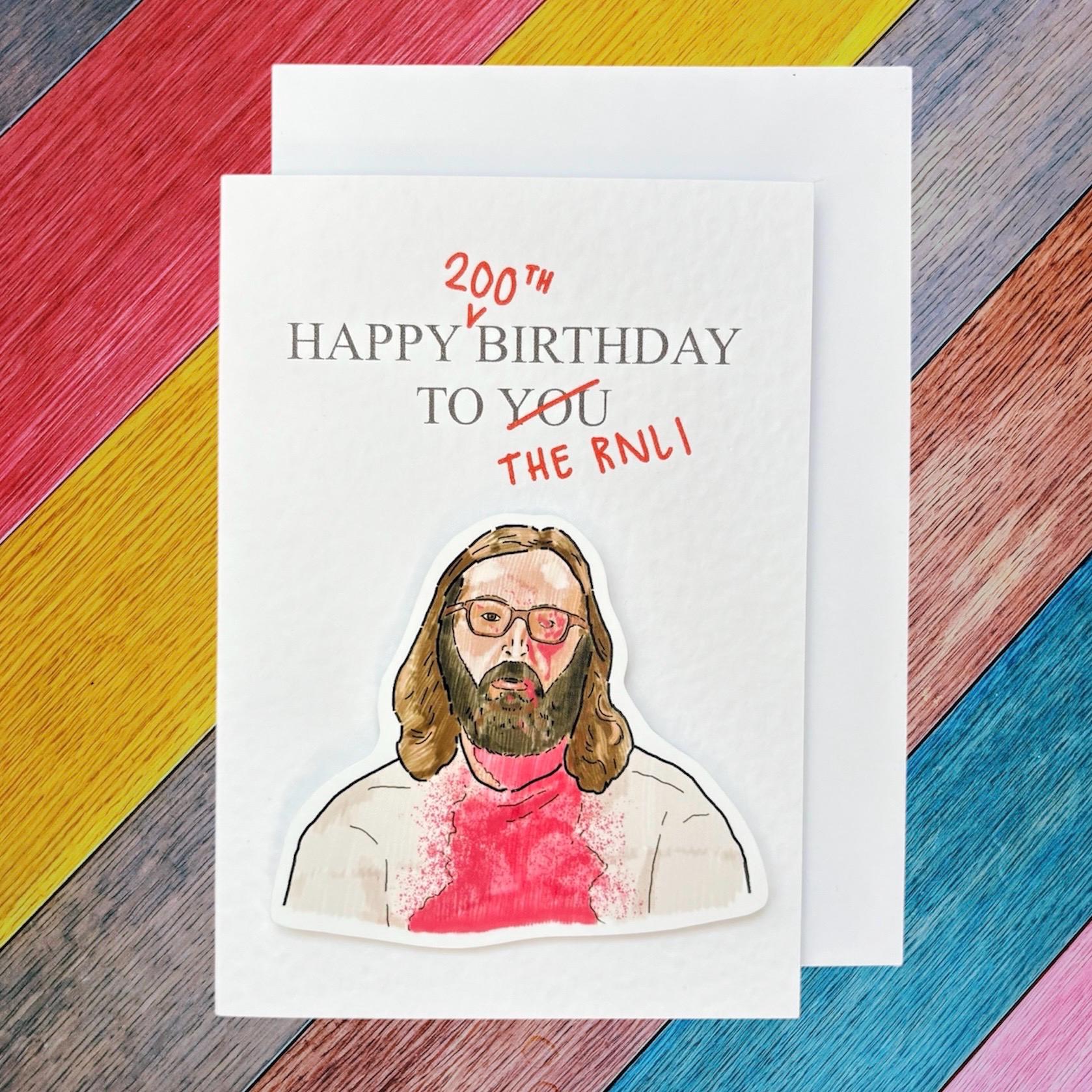 Joe Wilkinson | RNLI | Handcrafted Birthday Card