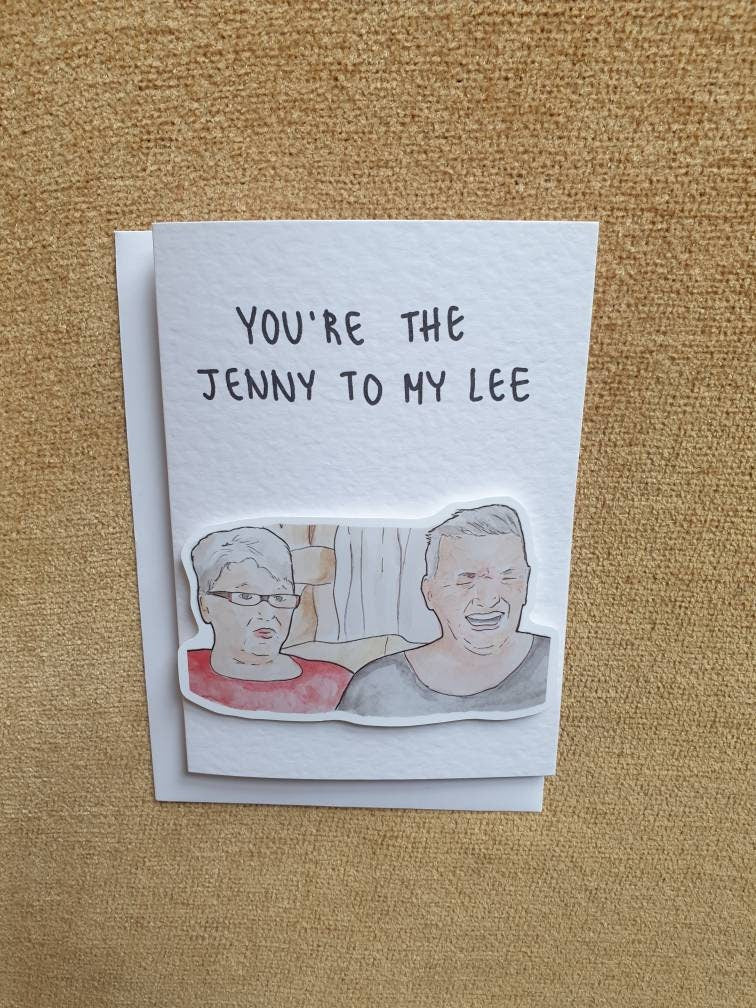 Jenny and Lee | Handcrafted Greeting Card