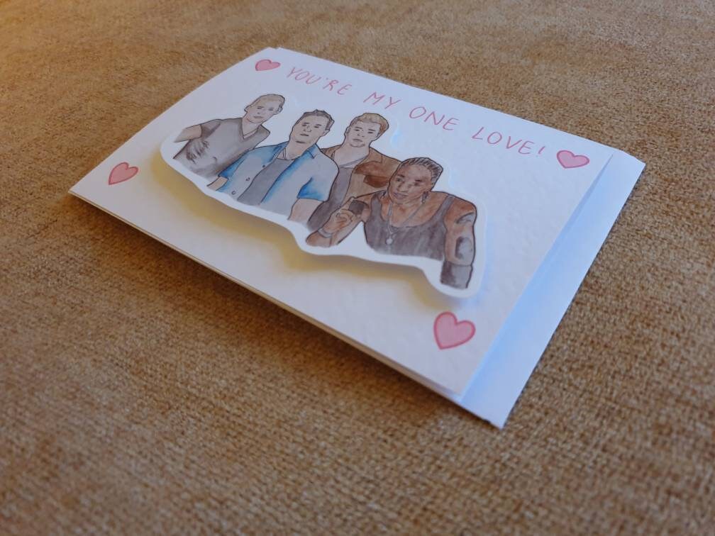 Blue (boyband) | One Love | Handcrafted Valentine's Day Card