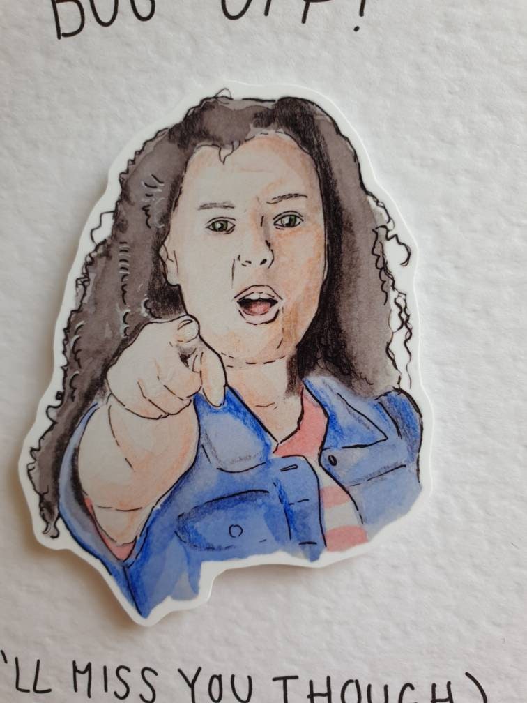 BOG OFF | Tracy Beaker | Handcrafted Leaving Card