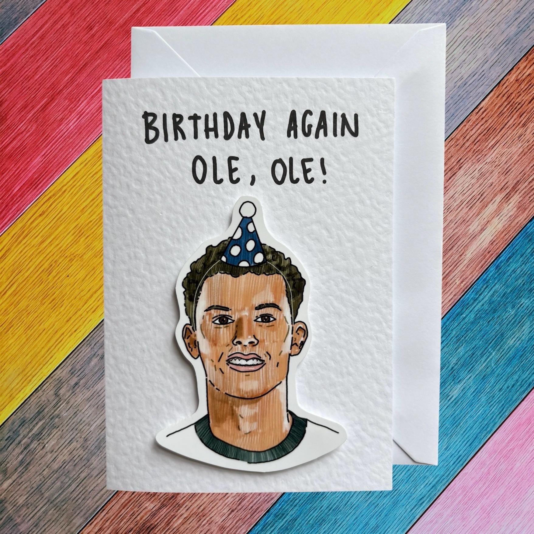 Brennan Johnson | Johnson again ole ole | Handcrafted Birthday Card