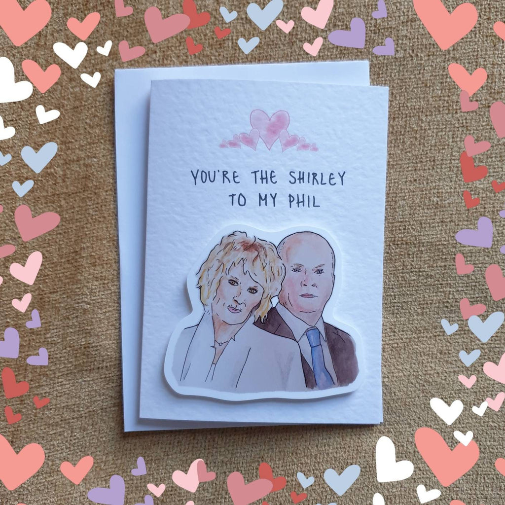 Phil Mitchell & Shirley Carter | Handcrafted Valentine's Card