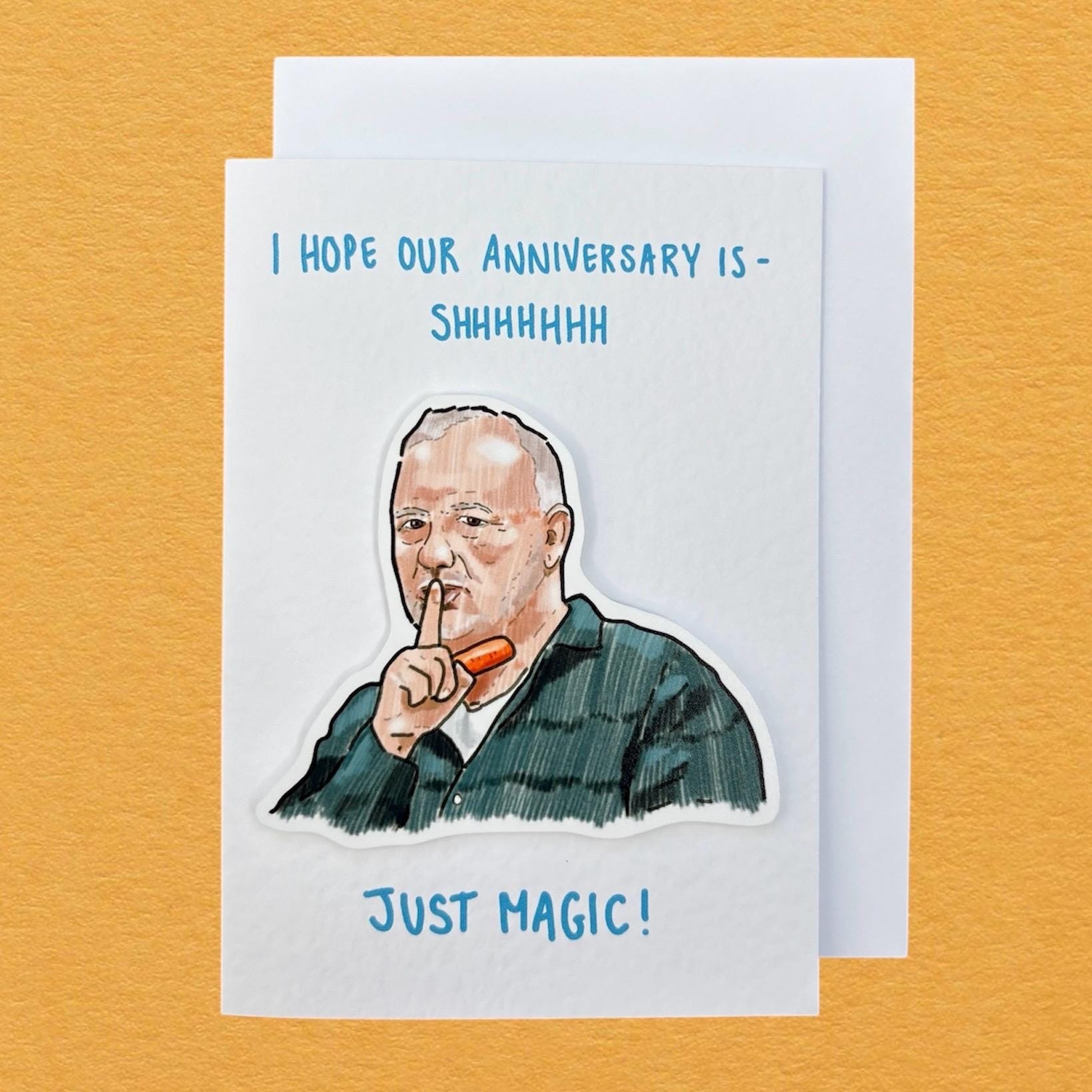 Bob Mortimer | Just Magic | Handcrafted Anniversary Card