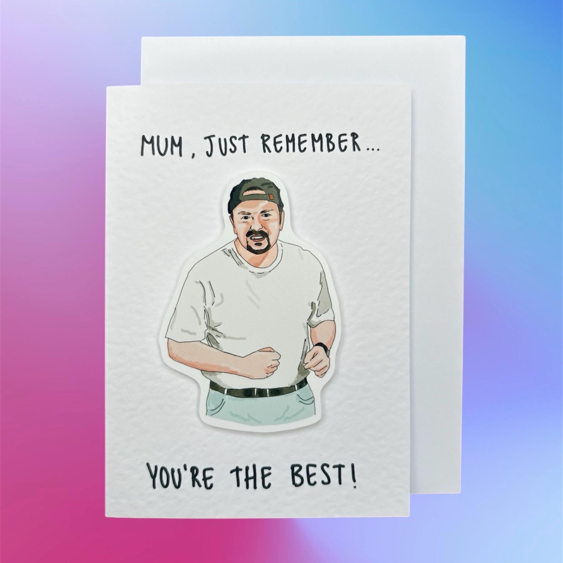 David Brent Mother's Day Card | Humorous TV Fan Gift