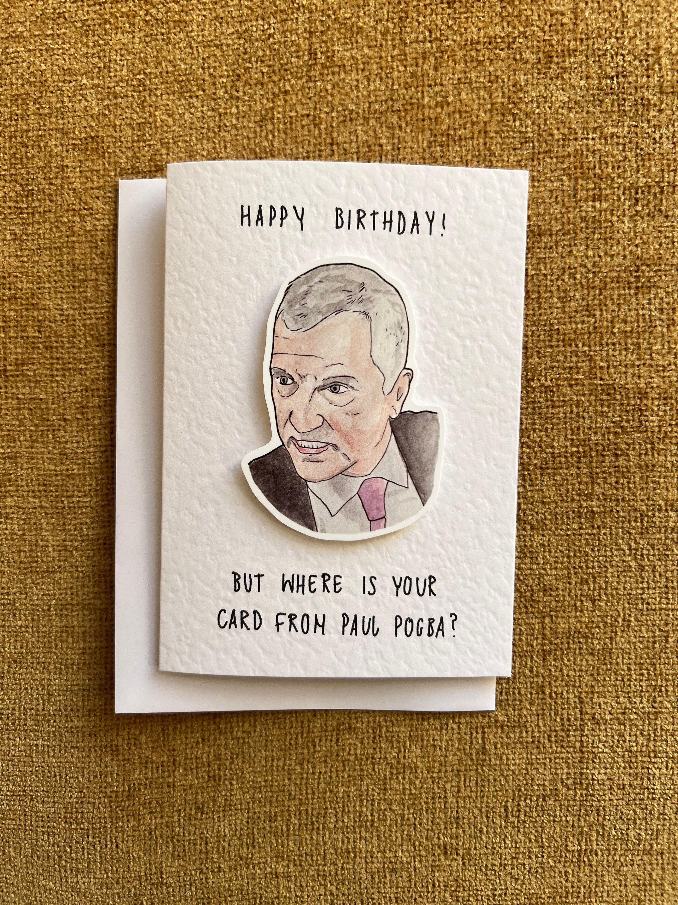 Graeme Souness | Handcrafted Birthday Card