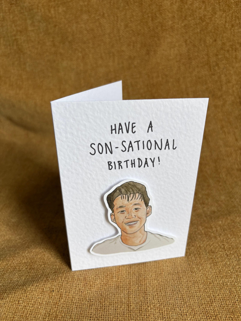 Son Heung-Min | Handcrafted Birthday Card