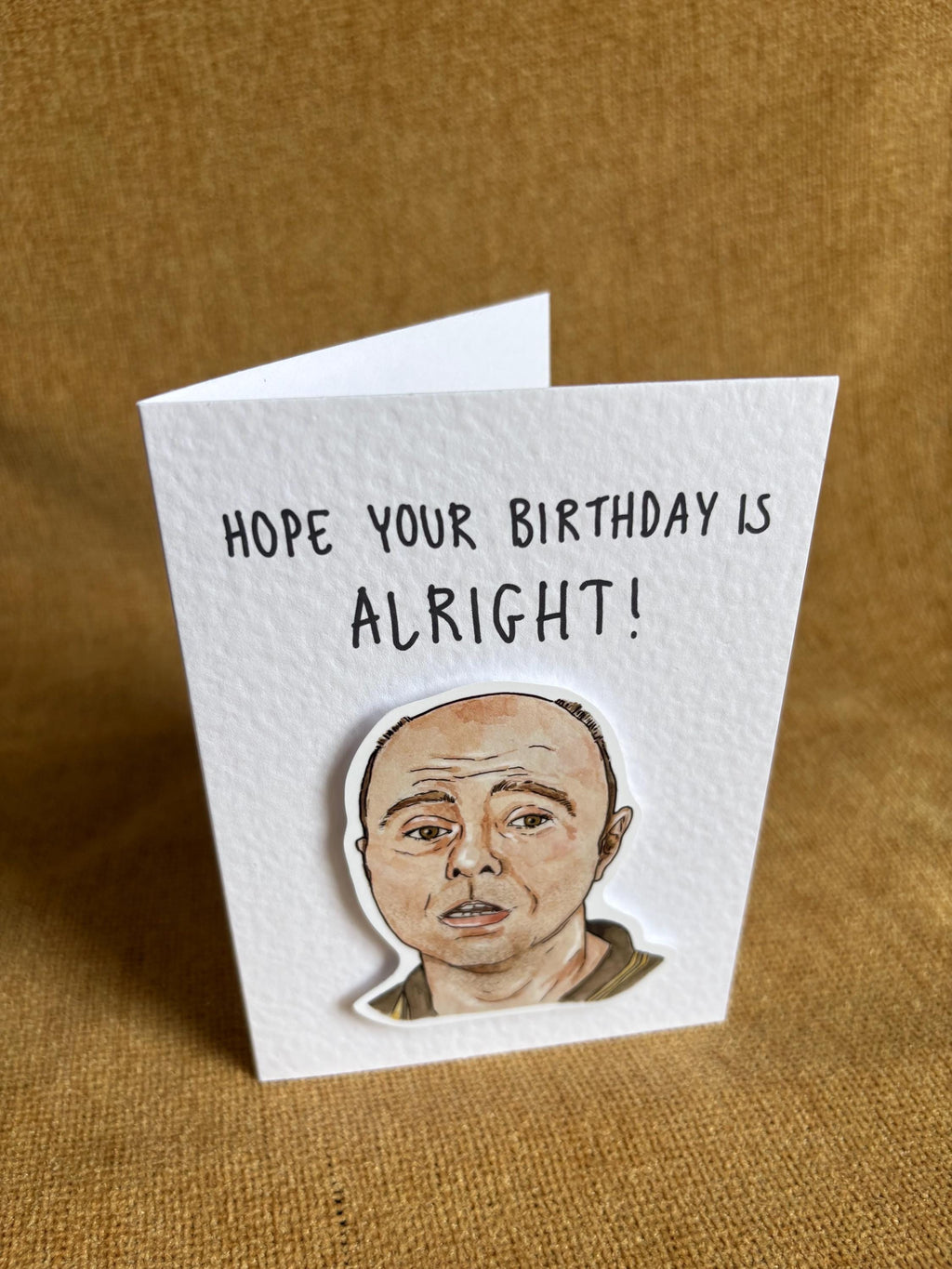 Karl Pilkington | Handcrafted Birthday Card
