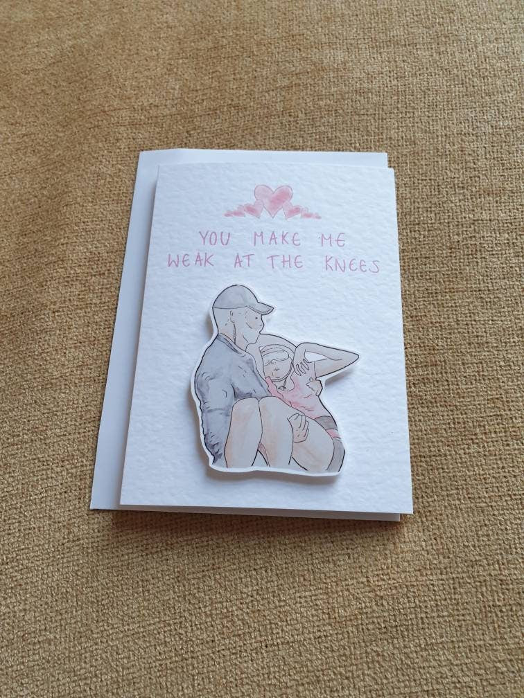 Gillian McKeith | I'm a celebrity | Handcrafted Valentine's Day Card