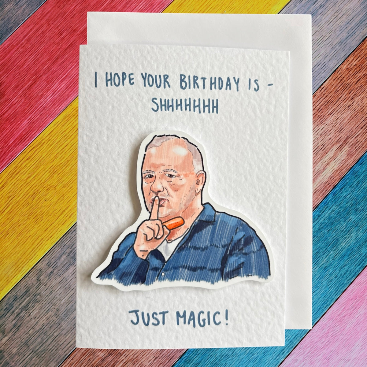 Bob Mortimer | Just Magic | Handcrafted Birthday Card