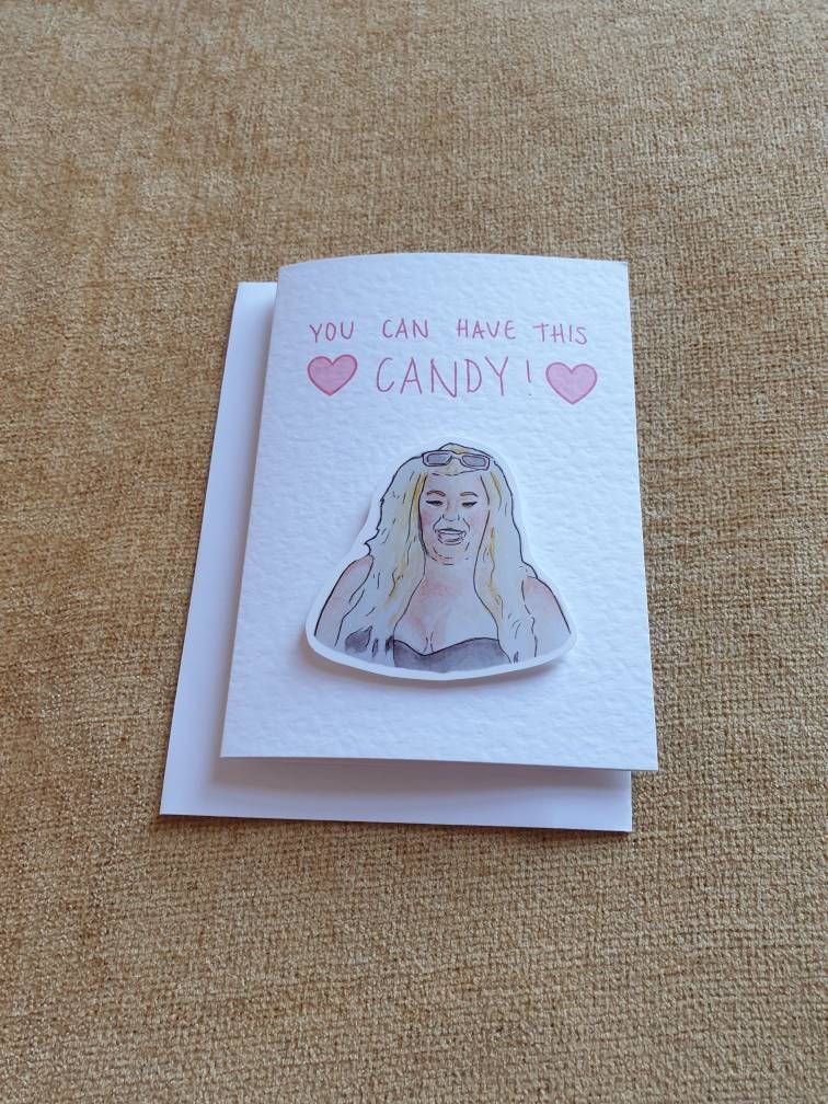 Gemma Collins | Handcrafted Valentine's Day Card