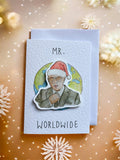 Pitbull - Mr. Worldwide Handcrafted Christmas Card