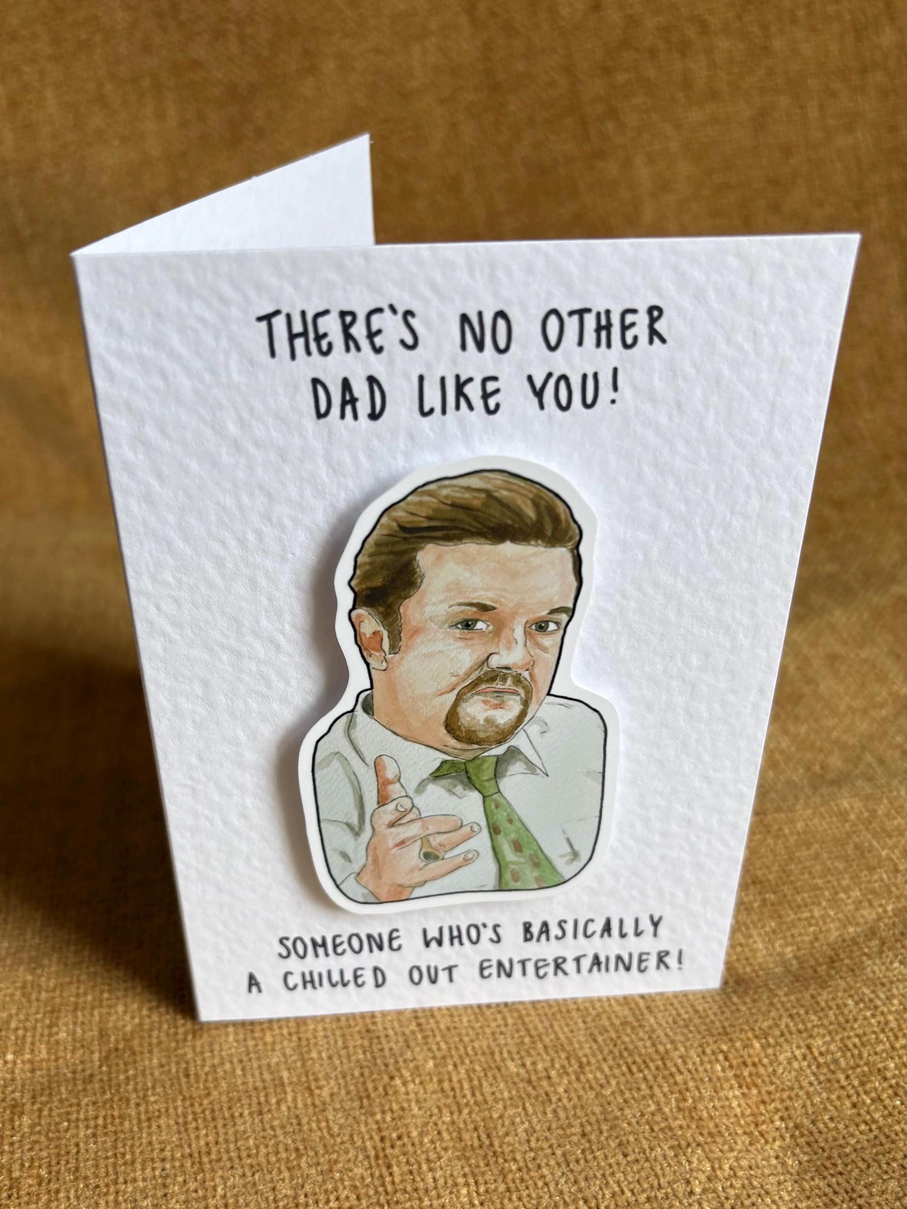 David Brent | Chilled out entertainer | Handcrafted Father’s Day Card