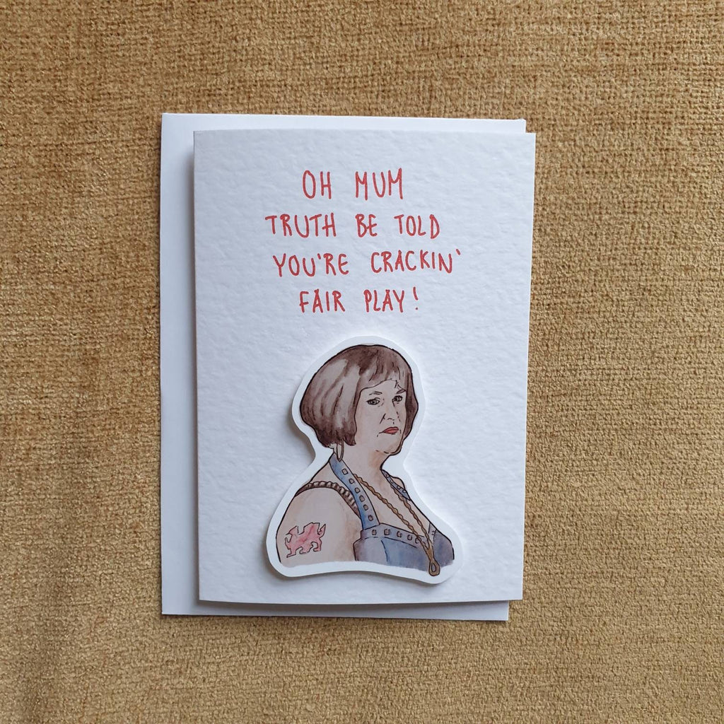 Nessa | Gavin and Stacey | Handcrafted Mother's Day Card