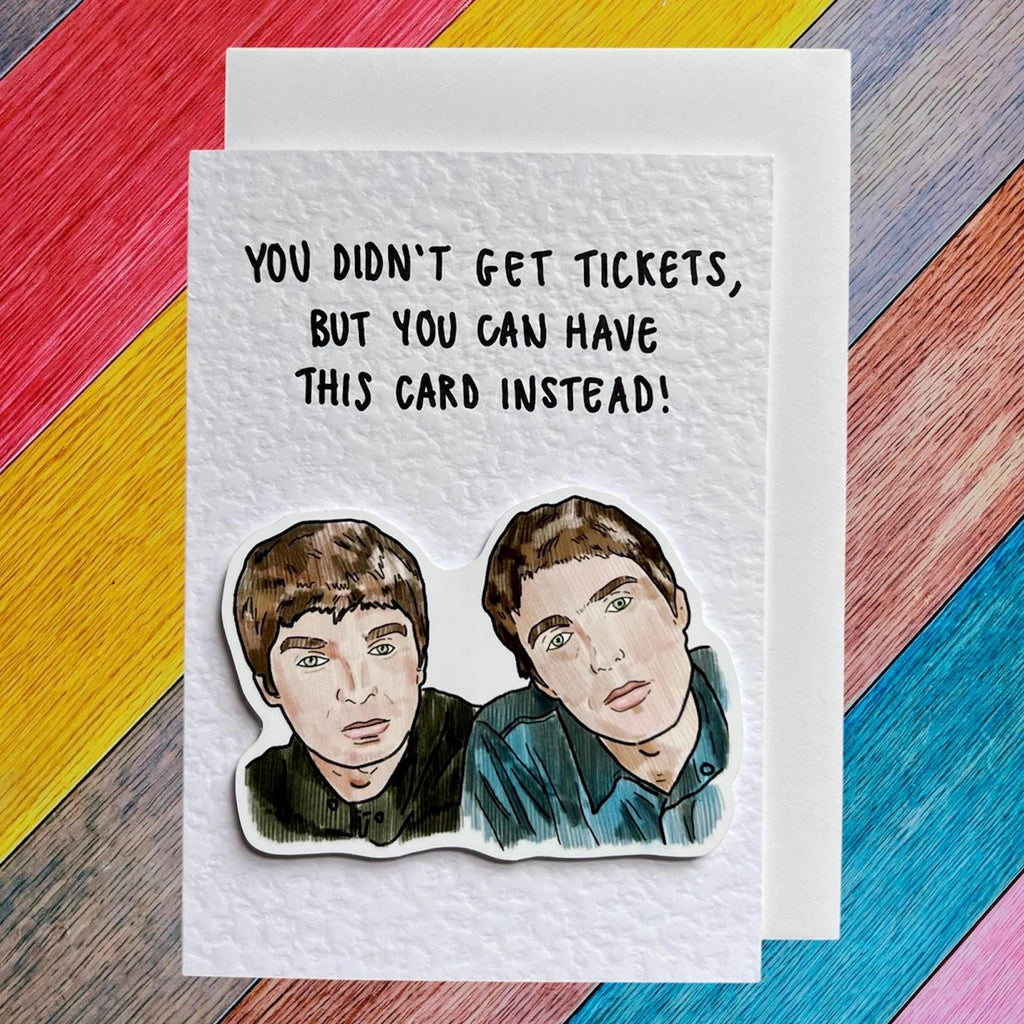 Didn’t get tickets - Handcrafted Greeting Card