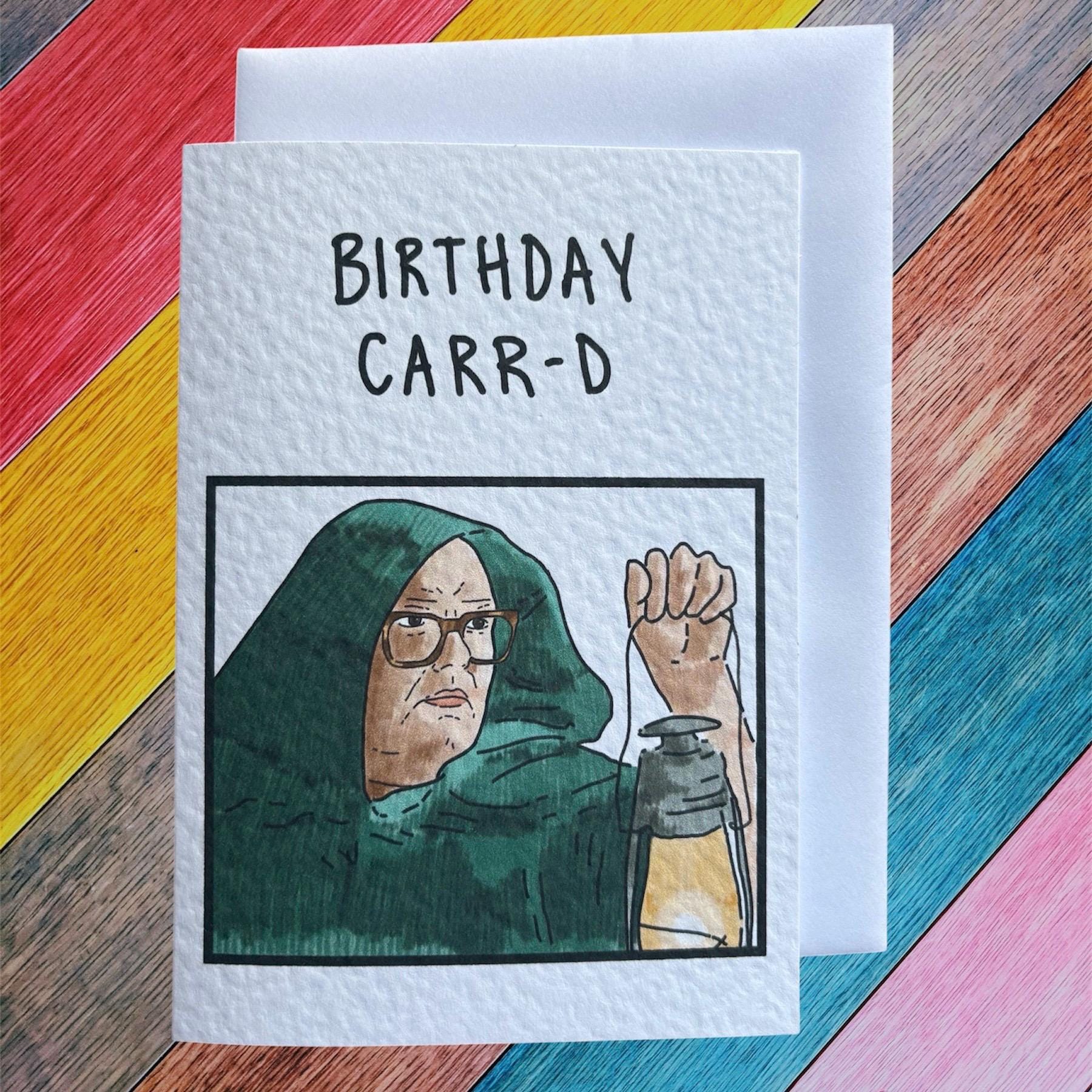 Alan Carr | Handcrafted Birthday Card