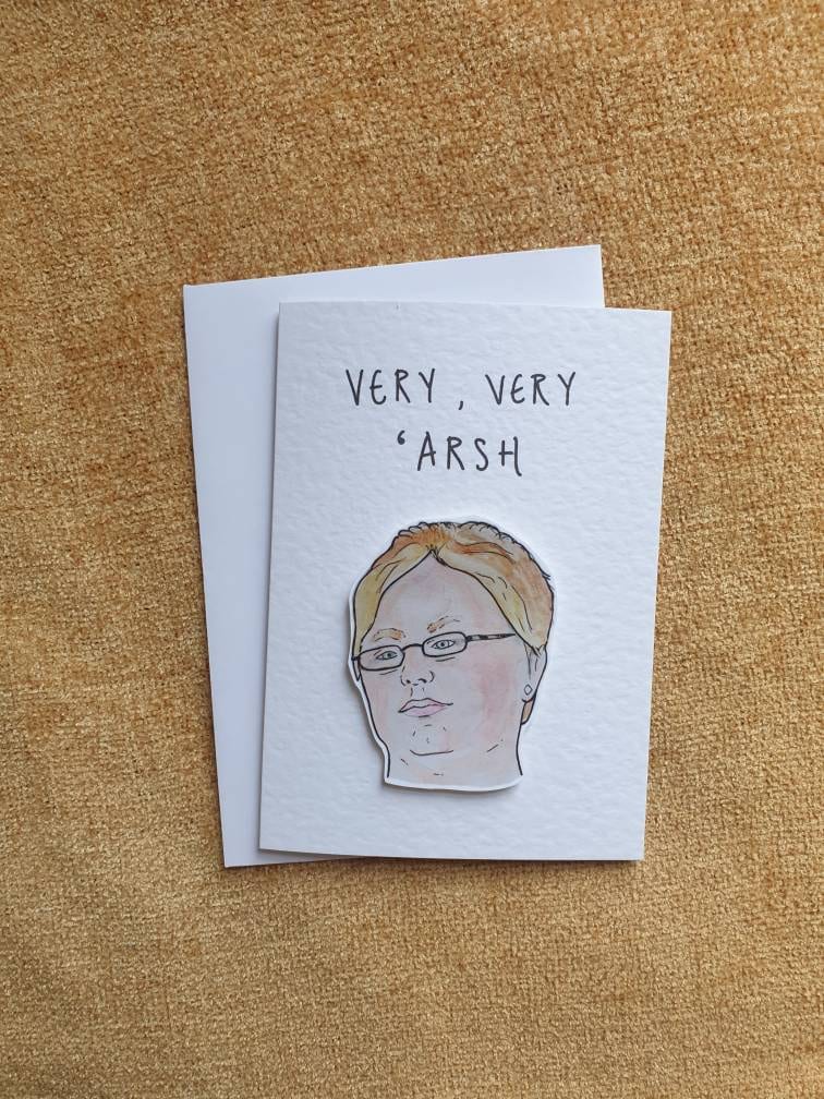 Very 'arsh | X factor | Handcrafted Greeting Card