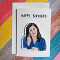 Maryam Moshiri | News presenter | Handcrafted Greeting Card