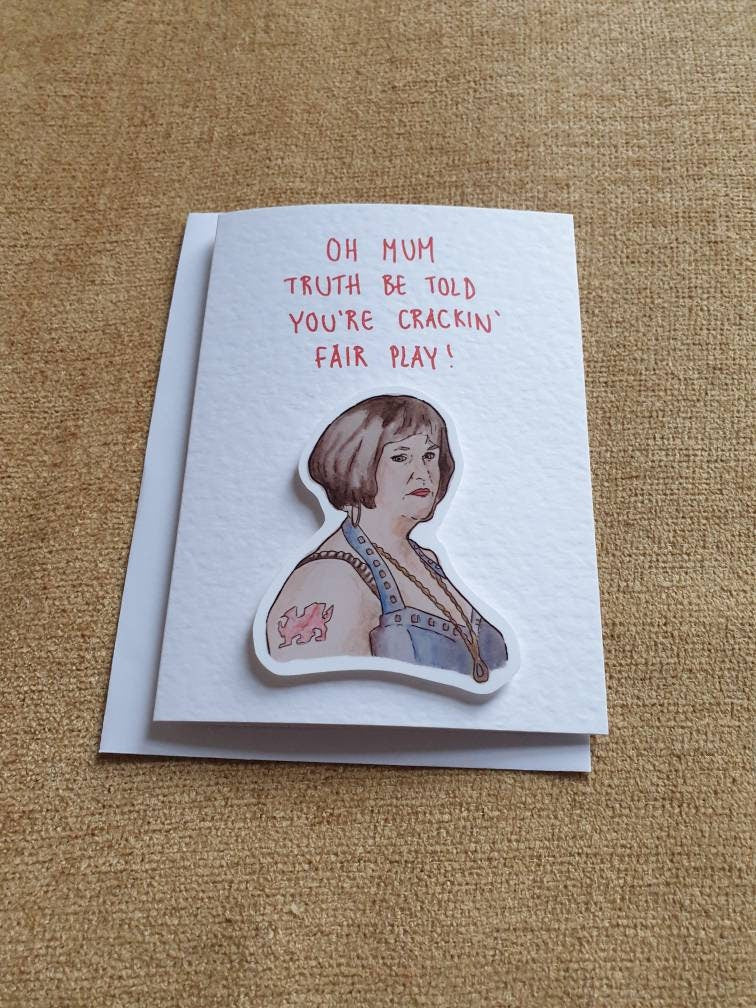 Nessa | Gavin and Stacey | Handcrafted Mother's Day Card