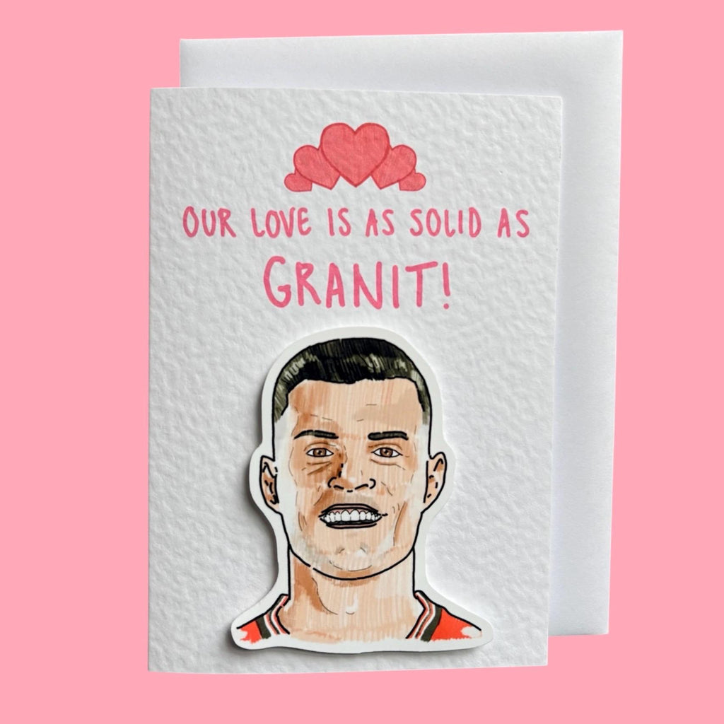 Granit Xhaka | Sunderland | Handcrafted Valentine’s Card