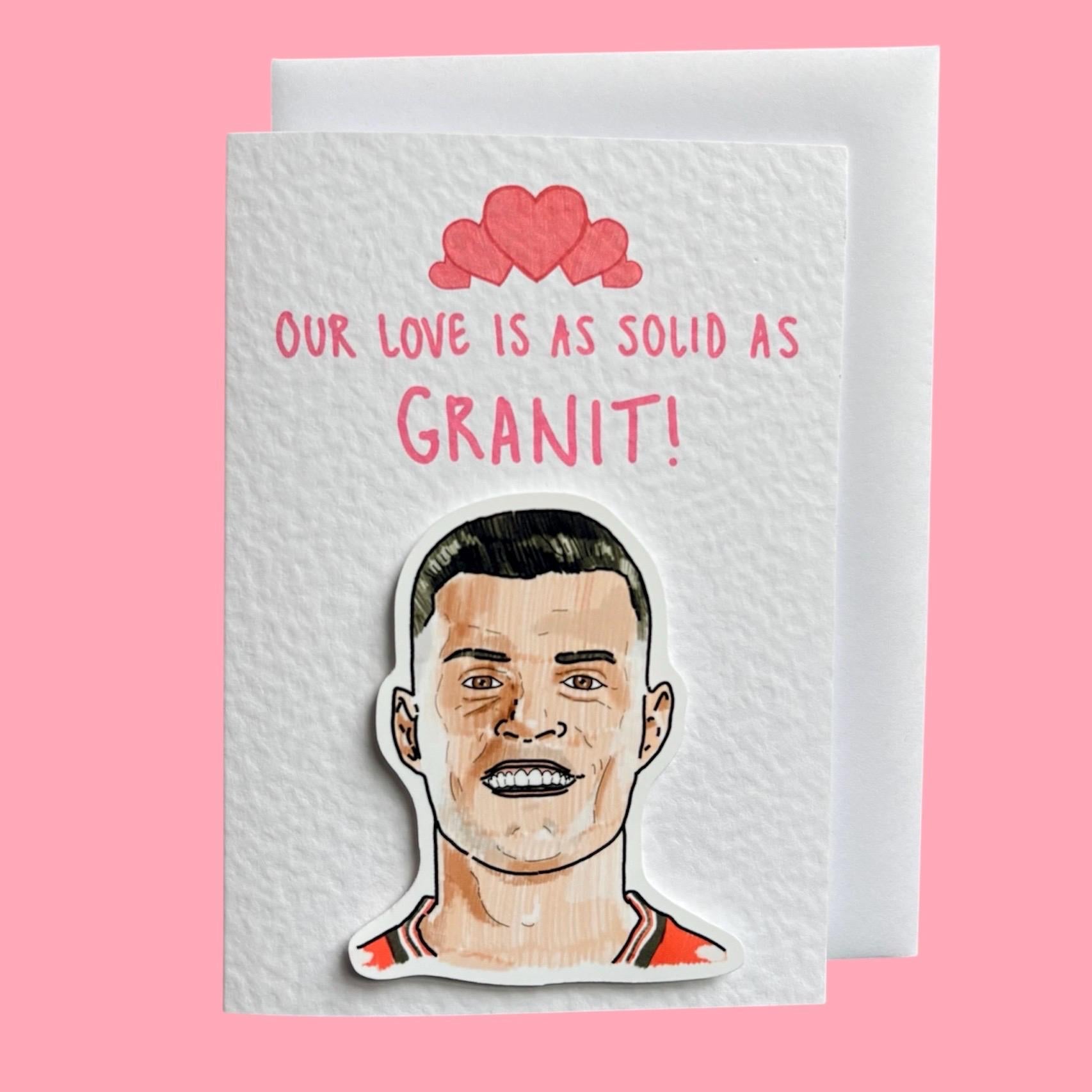 Granit Xhaka | Sunderland | Handcrafted Valentine’s Card
