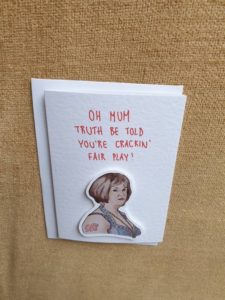 Nessa | Gavin and Stacey | Handcrafted Mother's Day Card
