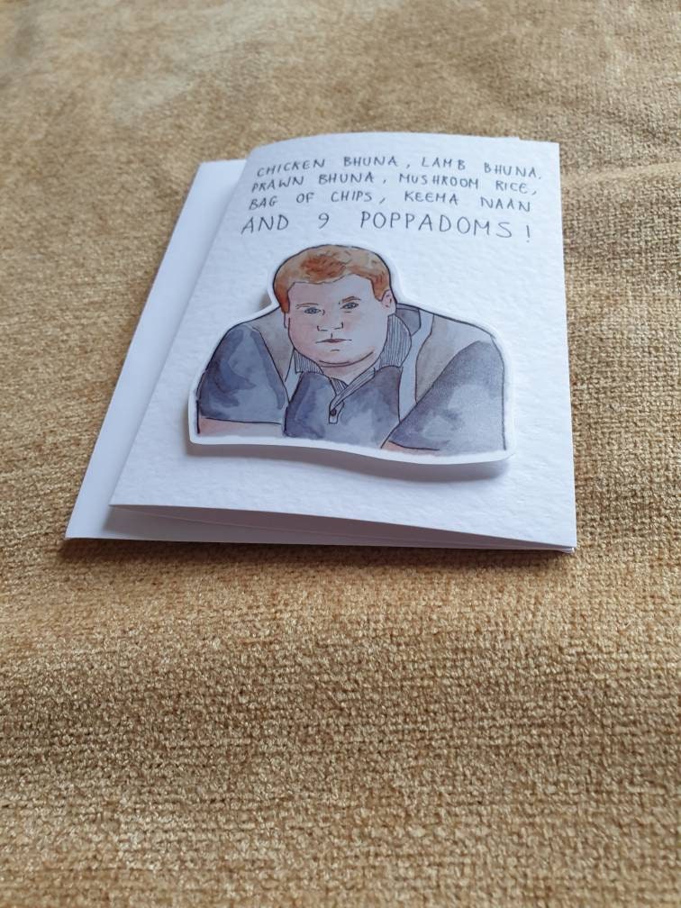 Smithy | Indian Order | Gavin & Stacey | Handcrafted Greeting Card