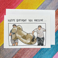 The Traitors inspired Phallic Statue Meme | Handcrafted Birthday Card