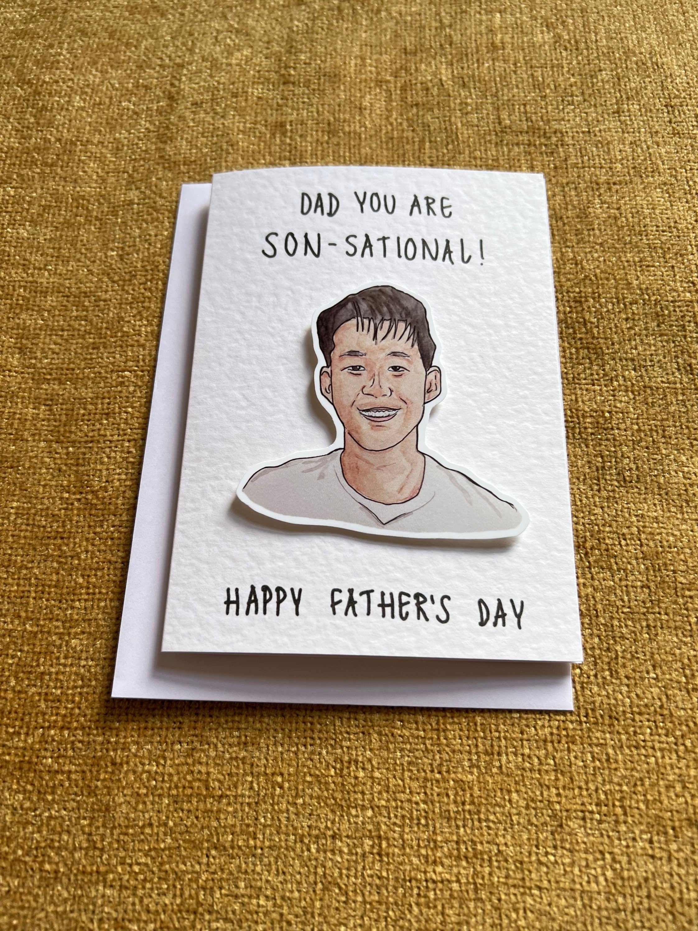 Son Heung-Min | Handcrafted  Father’s Day Card