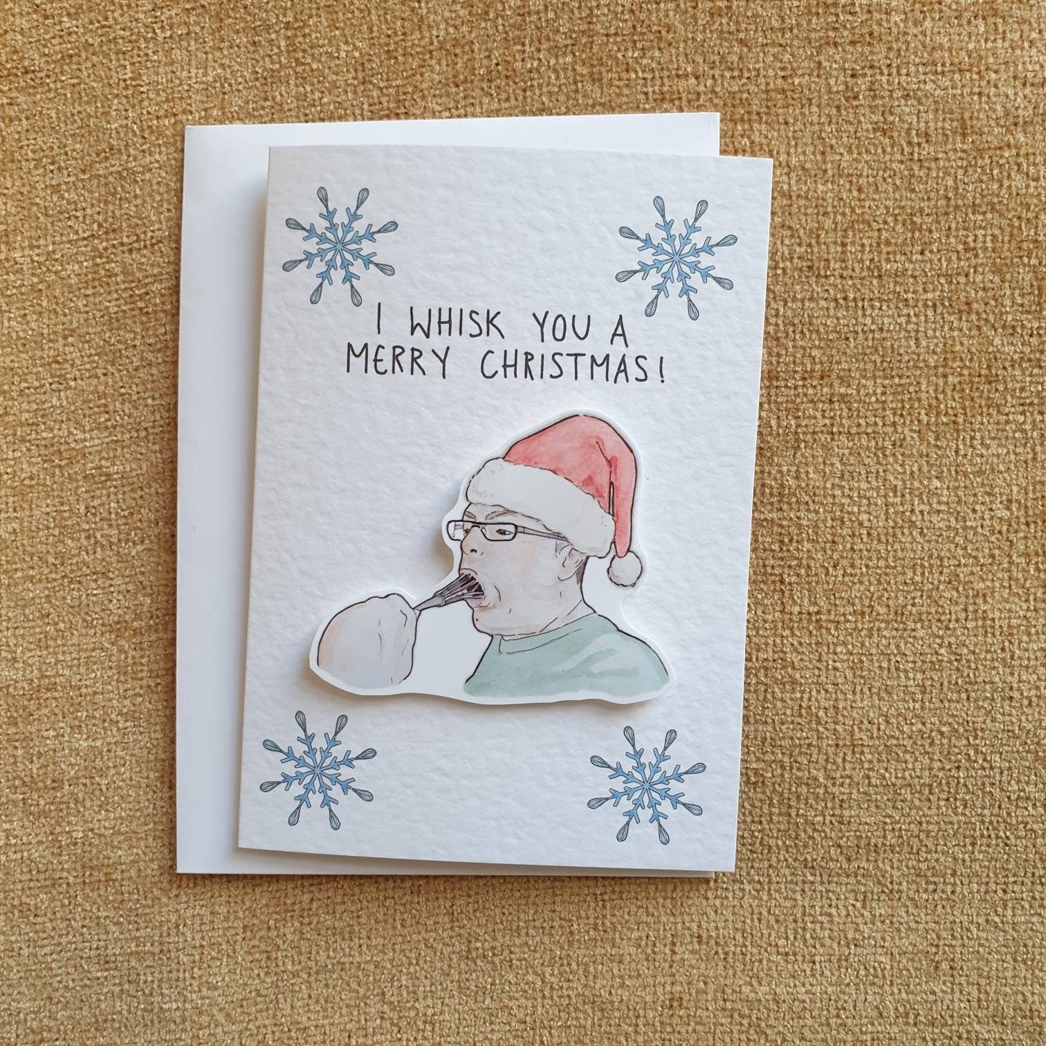 Whisk Guy | CDWM | Handcrafted Christmas Card