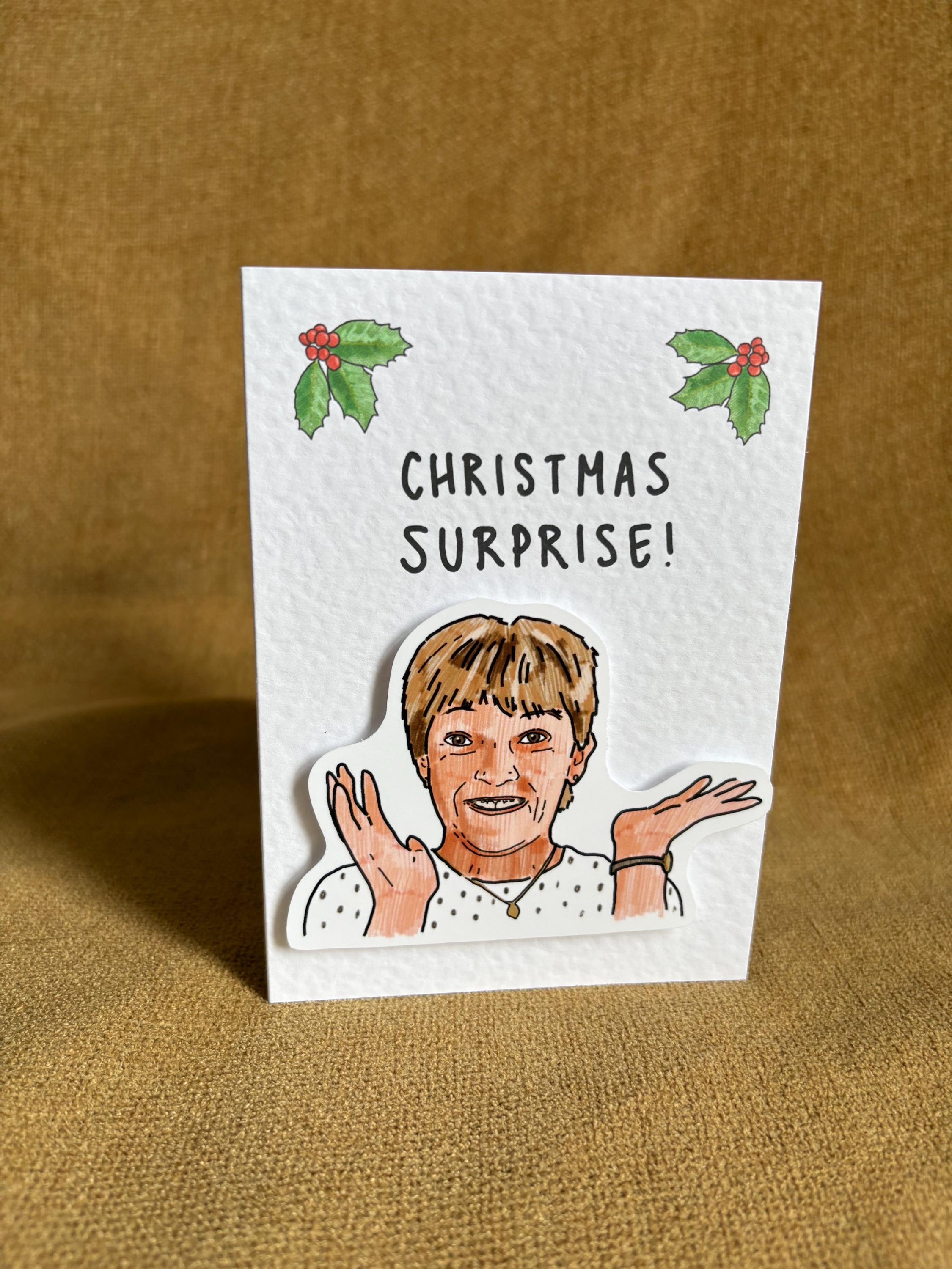 Jean Slater | Christmas Surprise | Handcrafted Christmas Card