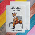 Fox Meme (Stoned Fox) | Handcrafted Funny Birthday Card