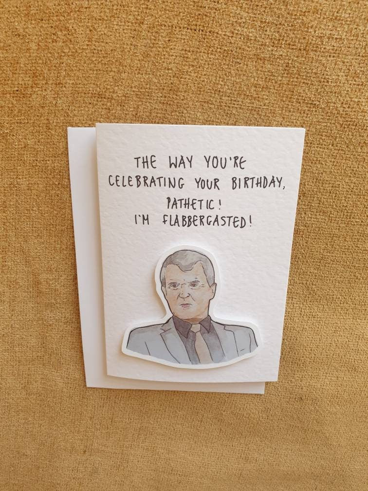 Roy Keane | Handcrafted Birthday Card