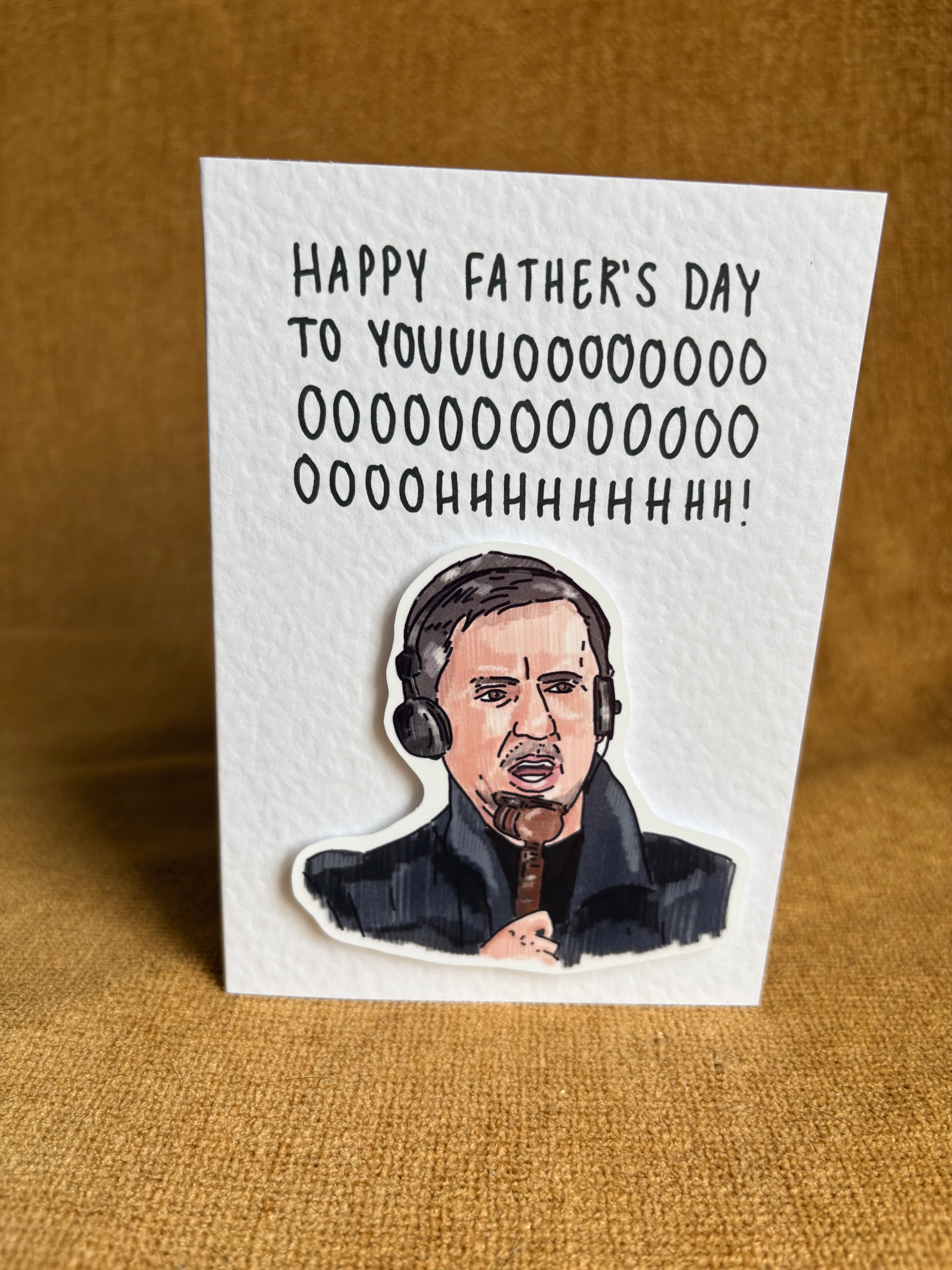 Gary Neville | ohhhhhhhhhhh | Handcrafted Father’s Day card