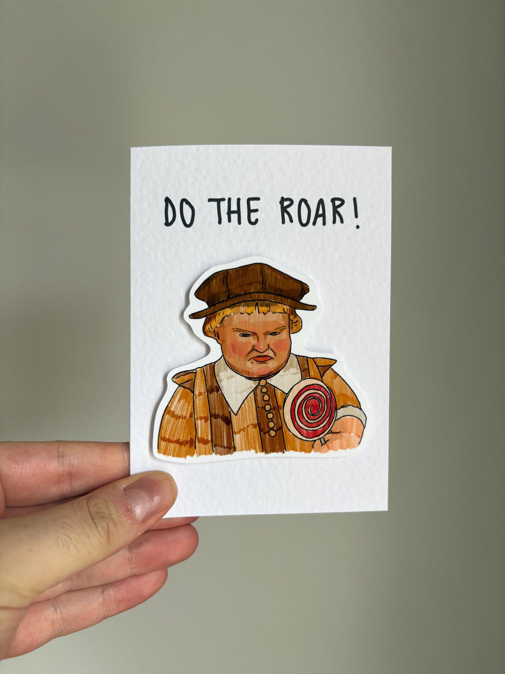 DO THE ROAR | Handcrafted Greeting Card