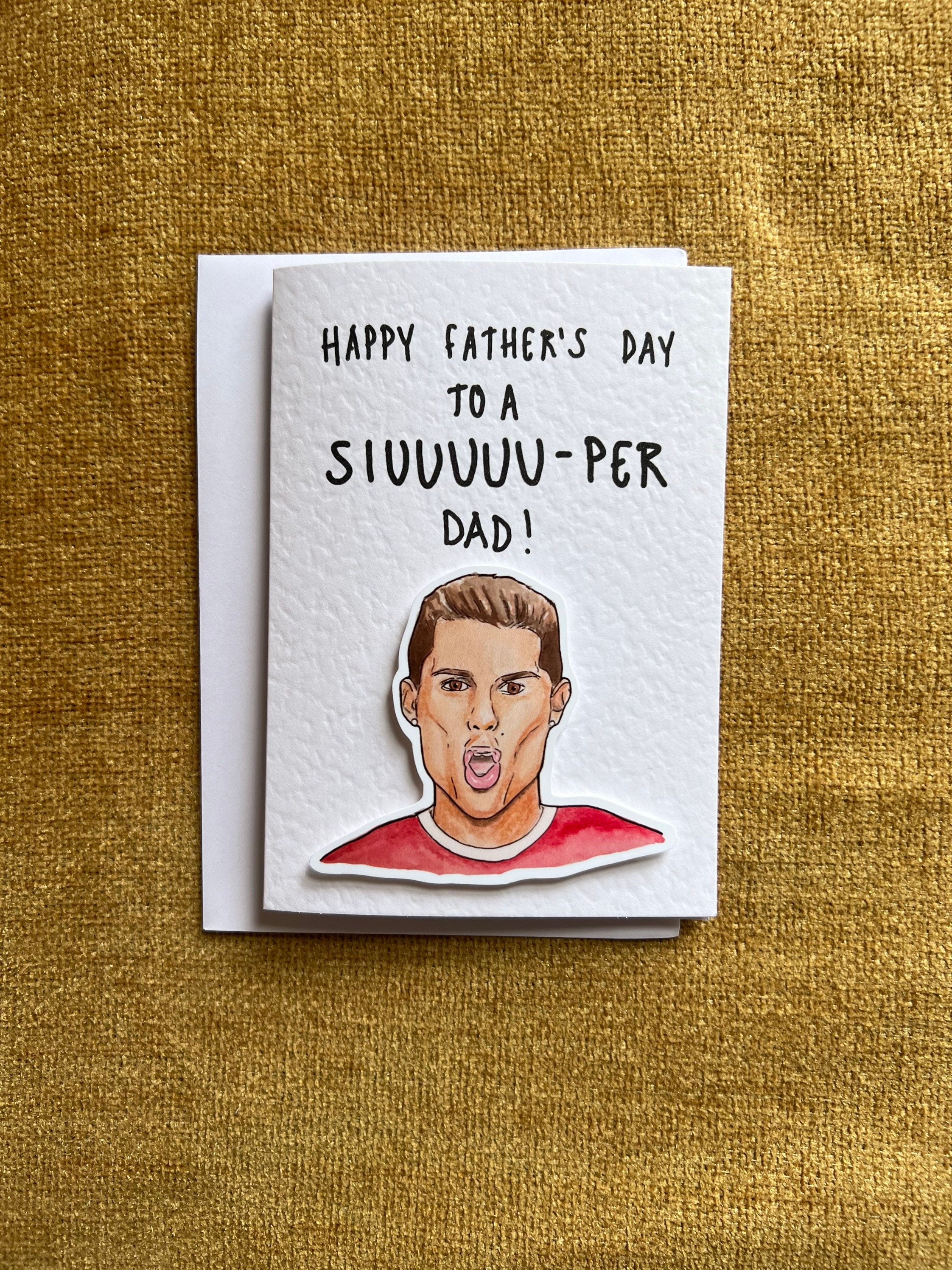 Cristiano Ronaldo | Handcrafted Father’s Day Card