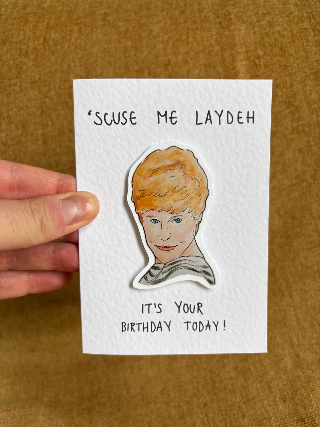 Charity Shop Sue | Handcrafted Birthday Card