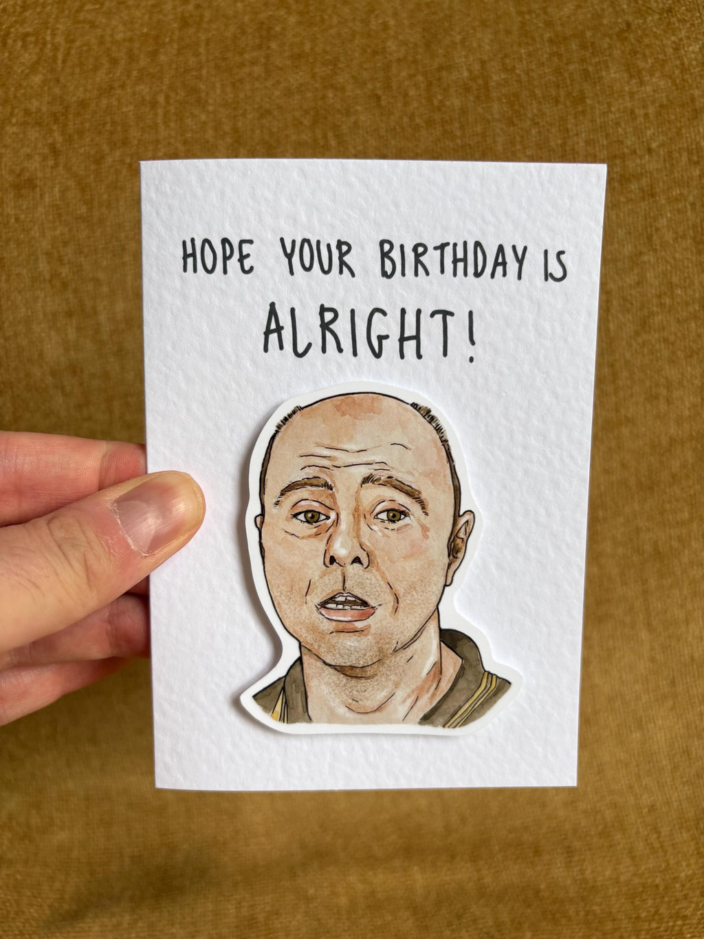 Karl Pilkington | Handcrafted Birthday Card