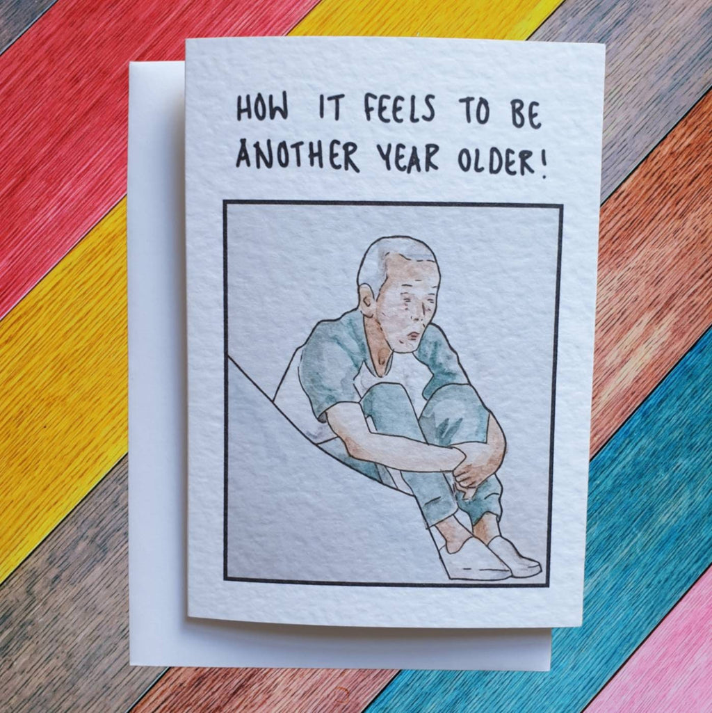 Il-nam aka old man meme | Handcrafted Birthday Card