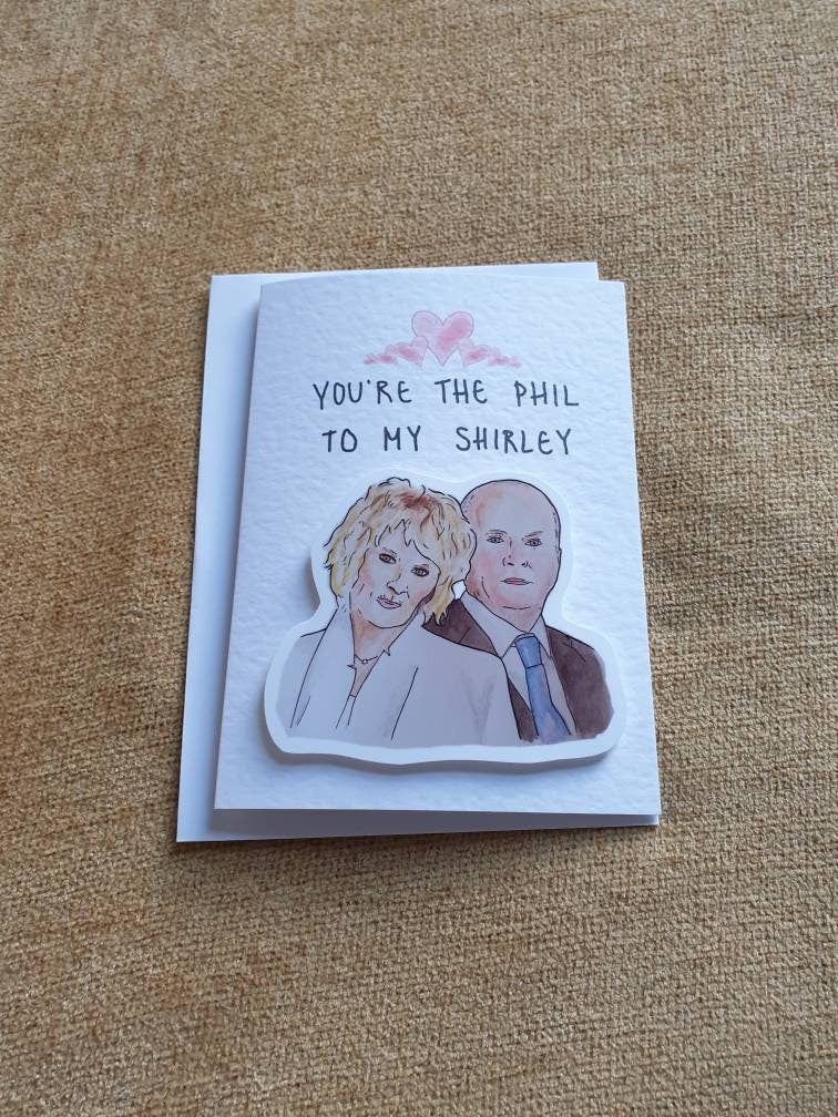 Phil Mitchell & Shirley Carter | Handcrafted Valentine's Card