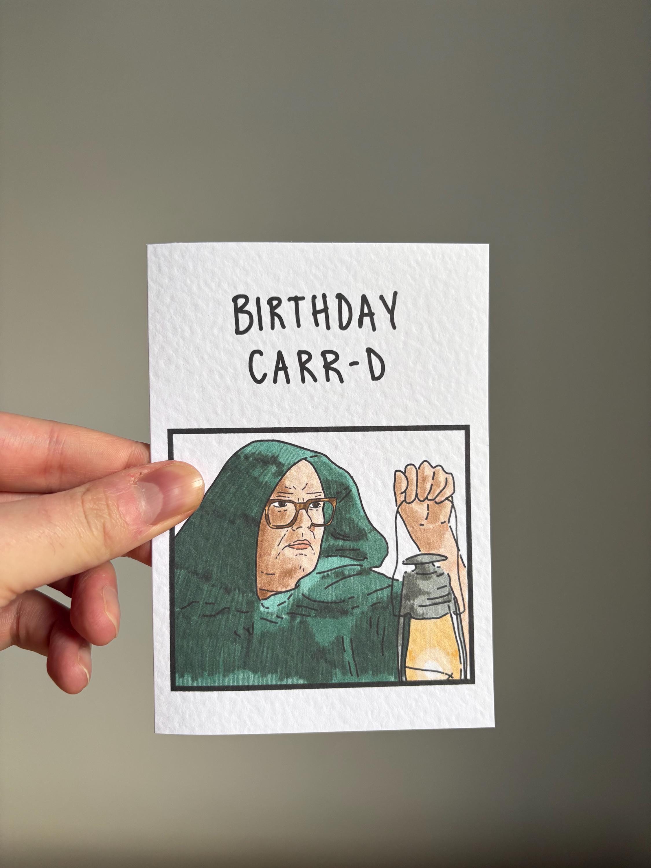 Alan Carr | Handcrafted Birthday Card