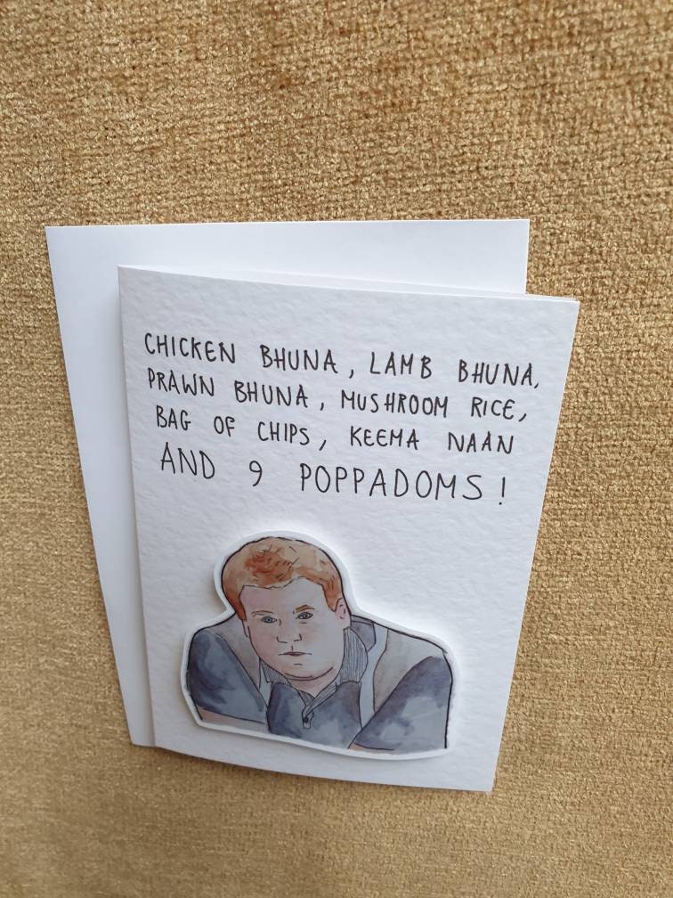 Smithy | Indian Order | Gavin & Stacey | Handcrafted Greeting Card